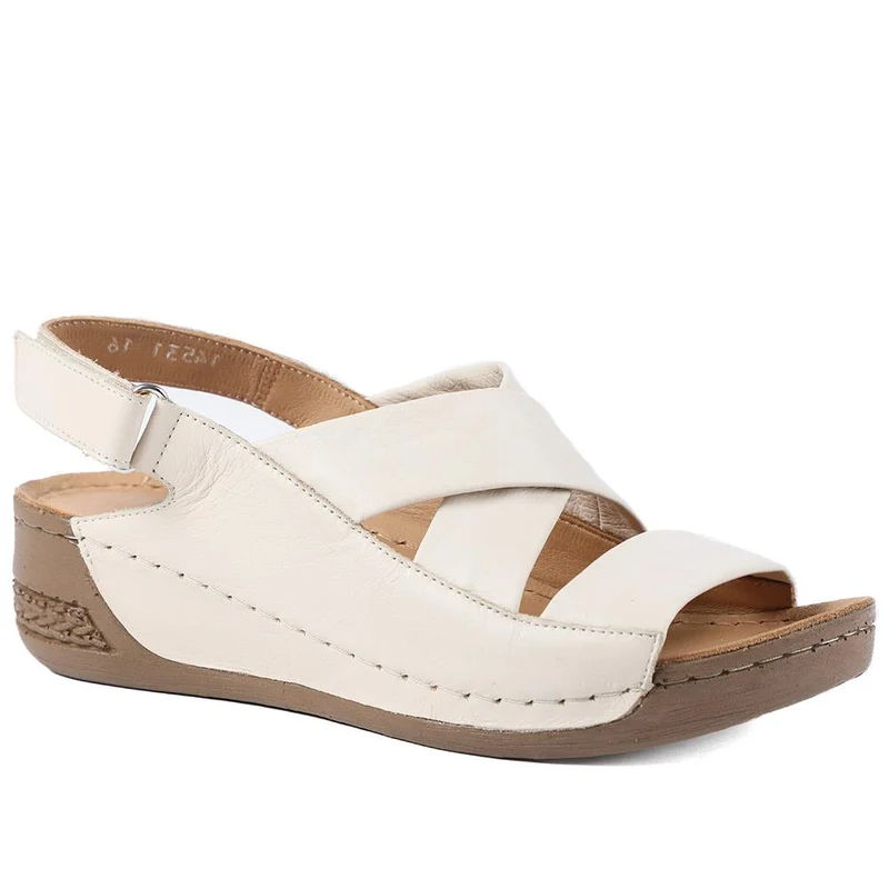 Leather Wedge Sandals - AS43000 / 329 299