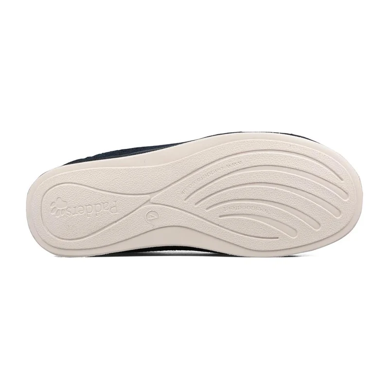 Padders Ladies Slippers 2E Fit Vulcanised - CARMEN - Carmen / null - Navy