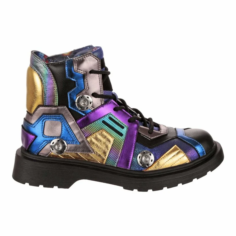 Irregular Choice Frauen Transformers Mehr als man denkt: Stiefel – Petrol