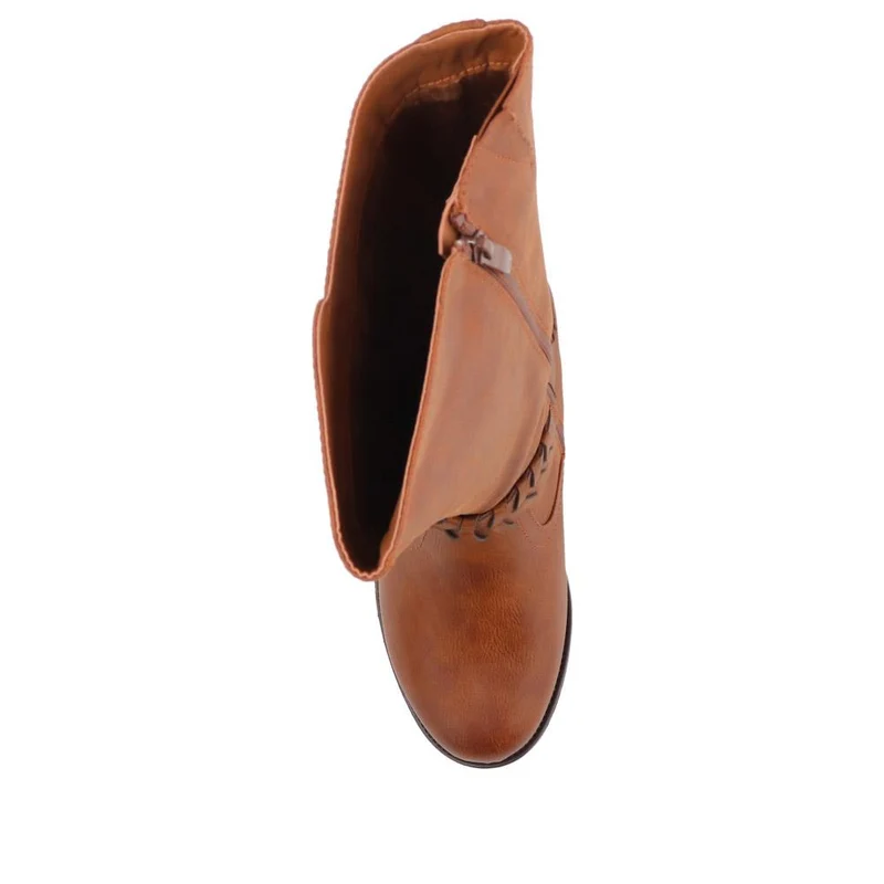 Buckle-Detailed Long Boots - TAMMIE / 326 598 - Tan