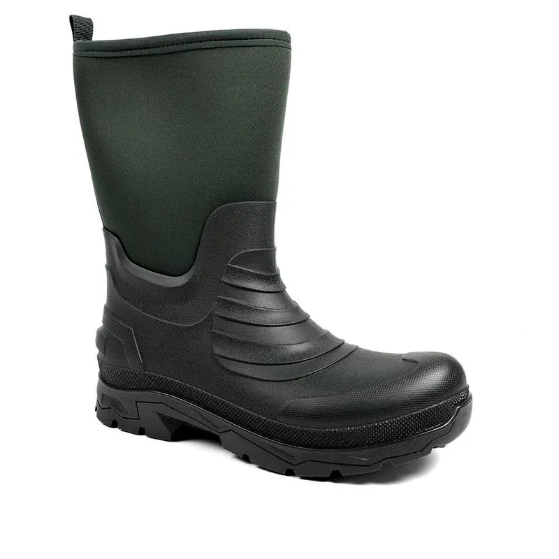 Wide Fit Rugged Water Resistant Wellies - FEI42006 / 328 528 - Green