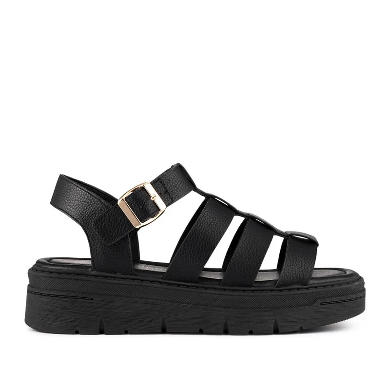 Chunky Buckle-Fasten Sandals - BELWOIL41053 / 327 122 - Black