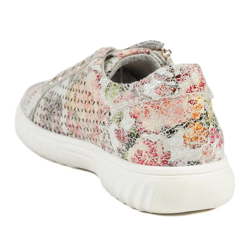 Casual Breathable Zip Trainers - WBINS43091 / 329 174 - Floral