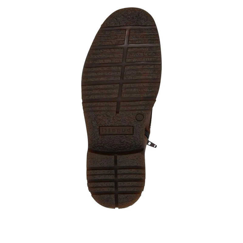 Warm-Lined Leather Boots - BUG40525 / 326 011 - Brown