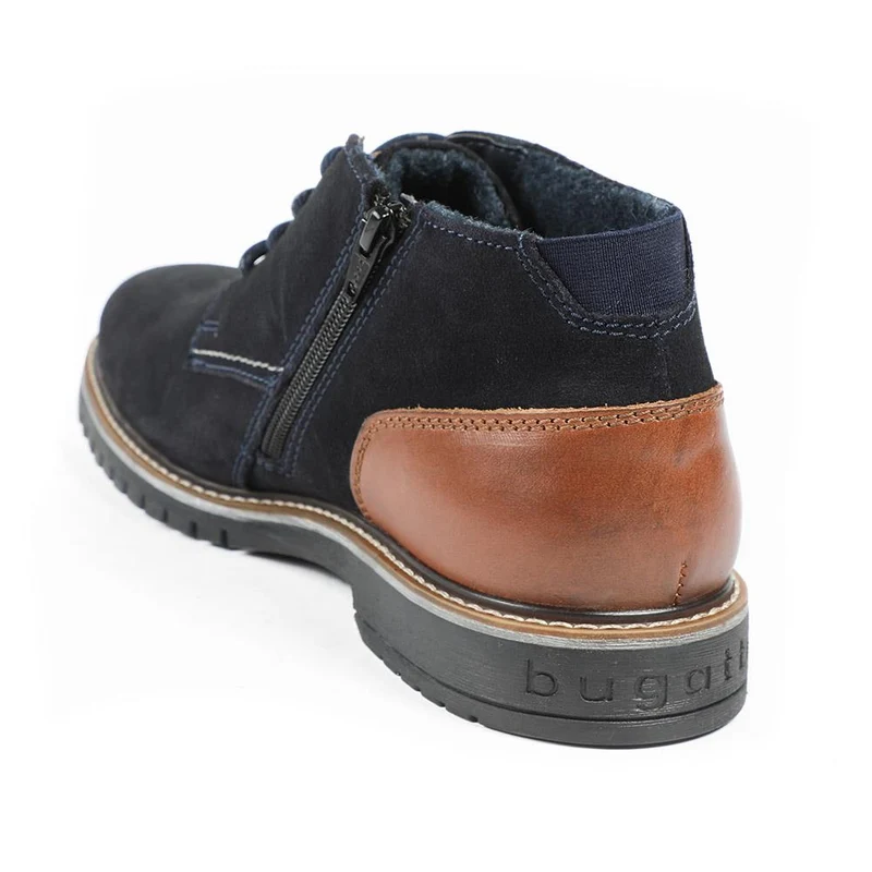 Bugatti Premium Leather Chukka Boots - BUG42508 / 328 318 - Navy Suede