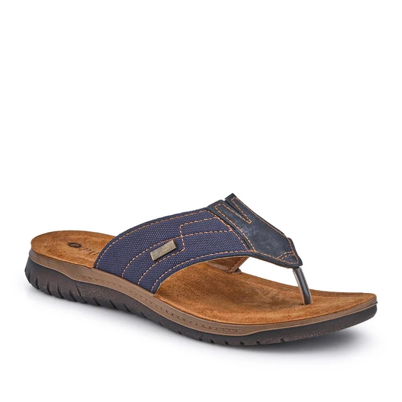 Leather Toe Post Sandals - INB41007 / 326 984 - Blue