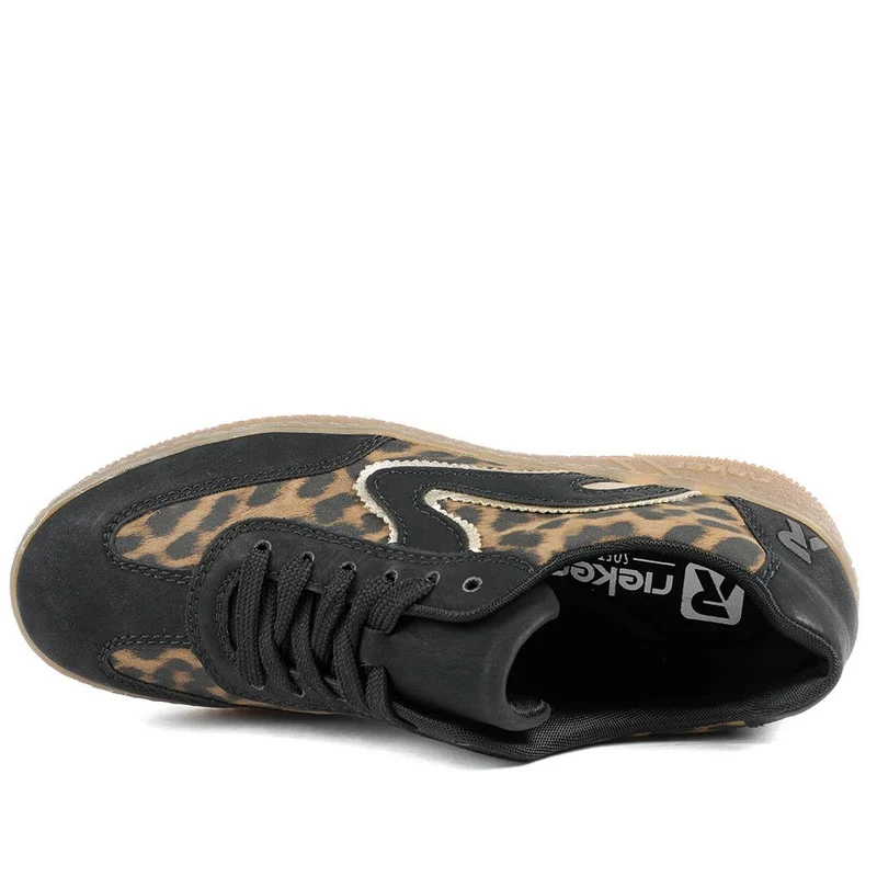 Extra-Cushioned Lace-Up Trainers - RKR41513 / 326 829 - Black Multi