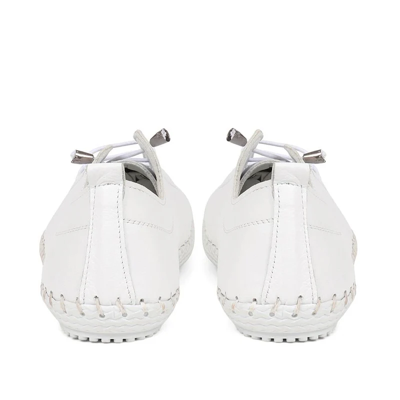 Leather Slip-On Trainers - GOKH37009 / 323 581 - White