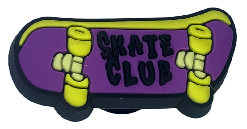 Crocs Jibbitz Skateboard „Skate Club“-Charm