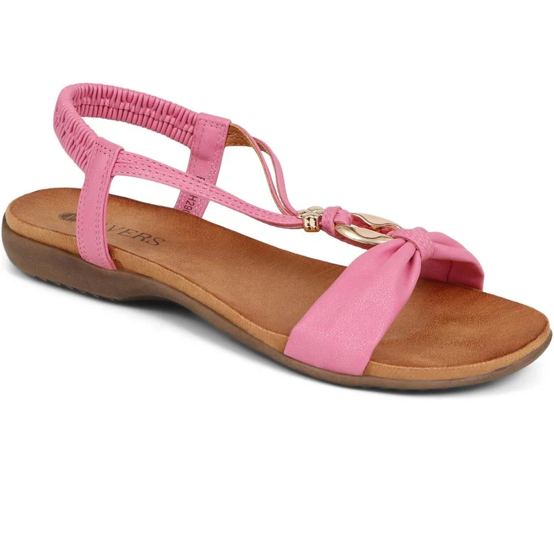 Flat Strappy Sandals - BAIZH29006 / 314 963 - Pink