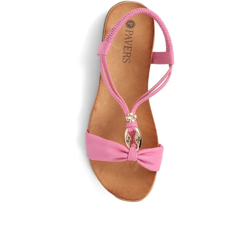 Flat Strappy Sandals - BAIZH29006 / 314 963 - Pink