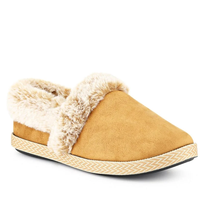 Warm-Lined Memory Foam Slippers - QING40038 / 326 611