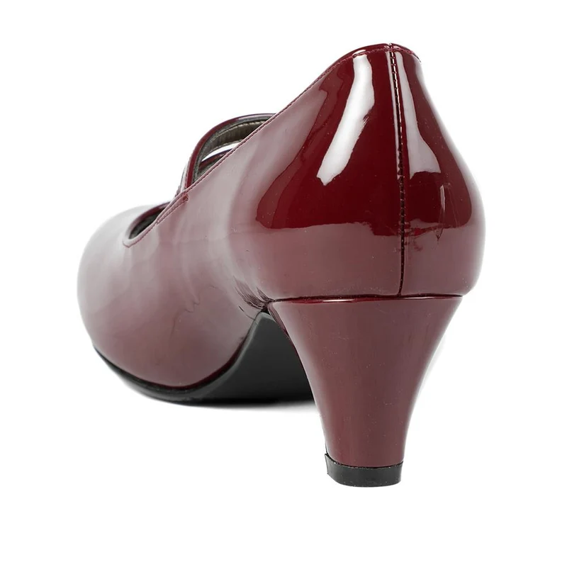 Heeled Mary Janes - AMITY39003 / 325 107 - Bordeaux