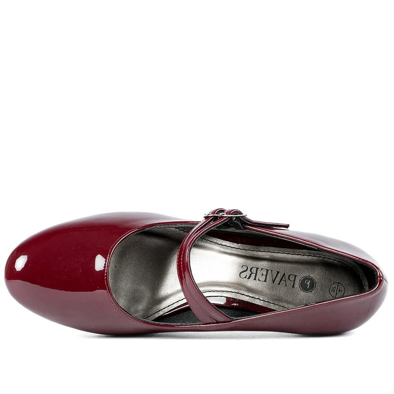 Heeled Mary Janes - AMITY39003 / 325 107 - Bordeaux