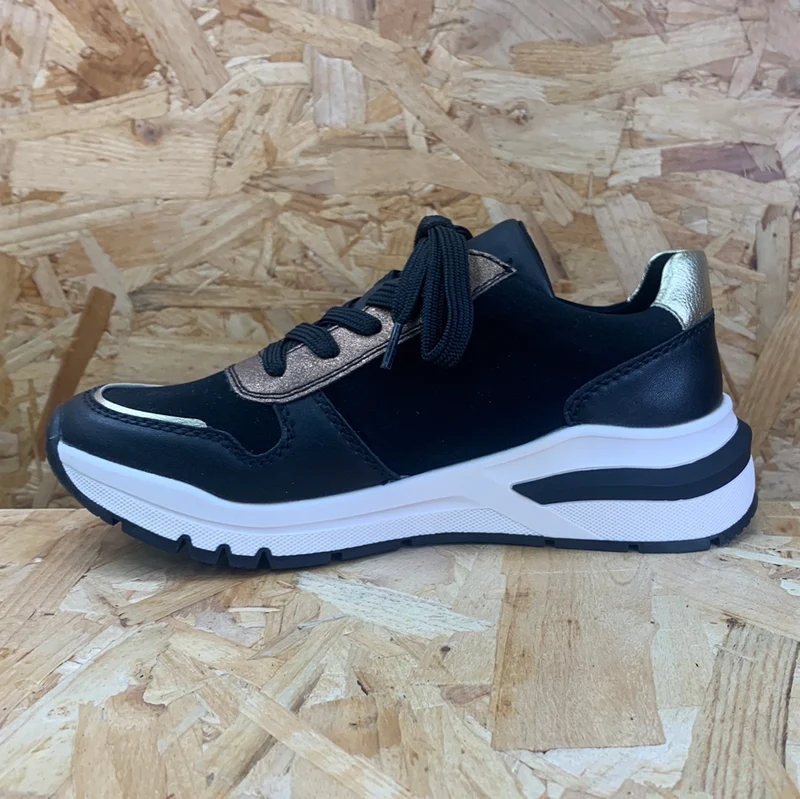 Rieker Mode-Sneaker für Damen – Schwarz