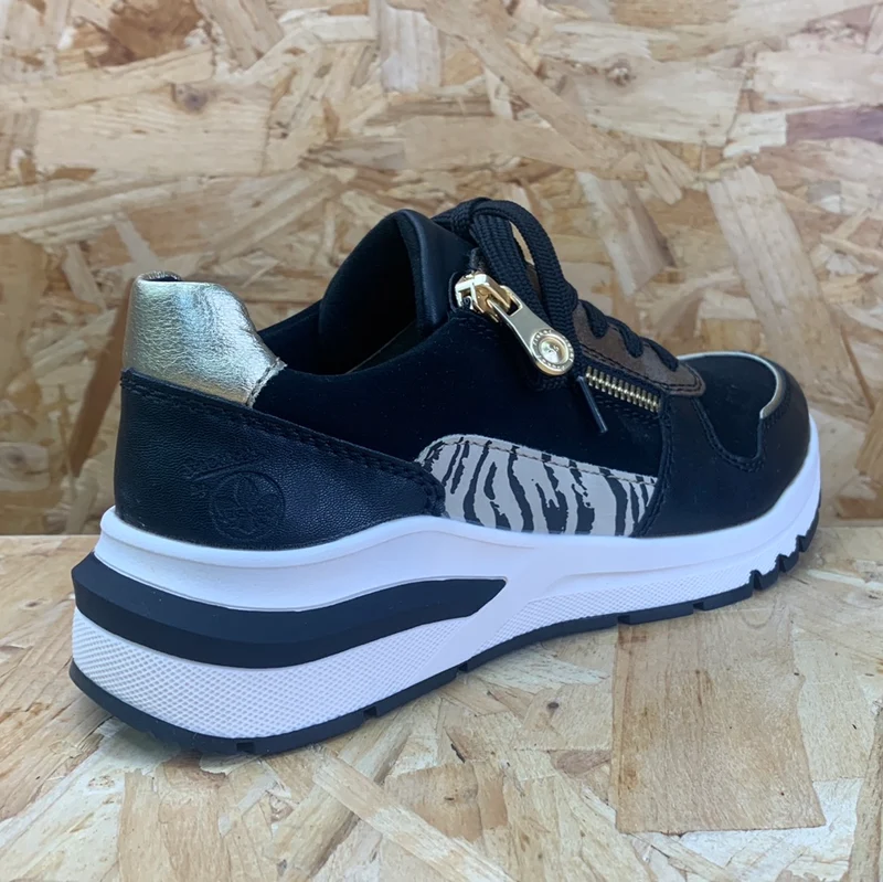 Rieker Mode-Sneaker für Damen – Schwarz