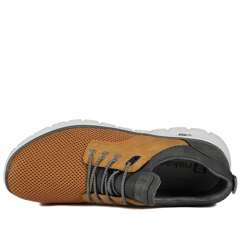 Rieker Breathable Bungee Lace Trainers - RKR43570 / 328 775 - Yellow
