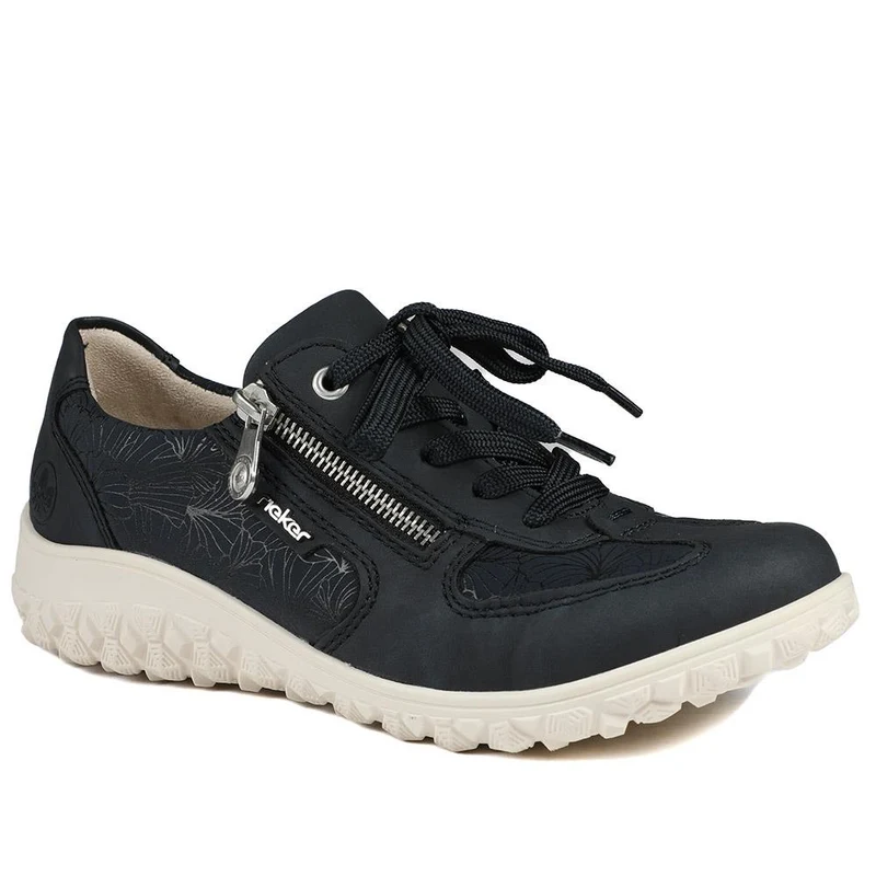 Rieker Extra Wide Lace & Zip Fasten Trainers - RKR43544 / 328 777