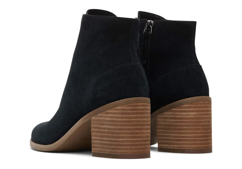 TOMS Evelyn Schnürstiefelette für Damen – Schwarz
