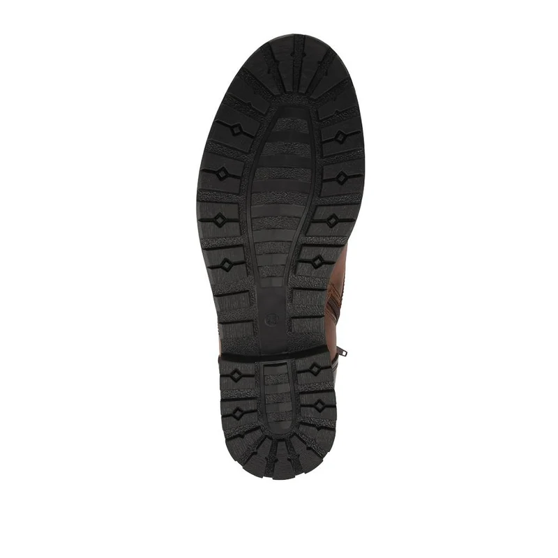 Leather Lace Up Toe Cap Boots - ITAR42004 / 328 362 - Brown