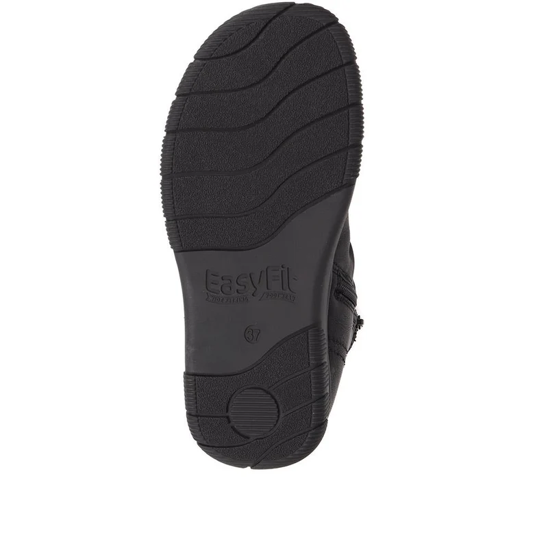 Extra-Wide Fit Smart Ankle Boots - WINFREY / 324 198 - Black