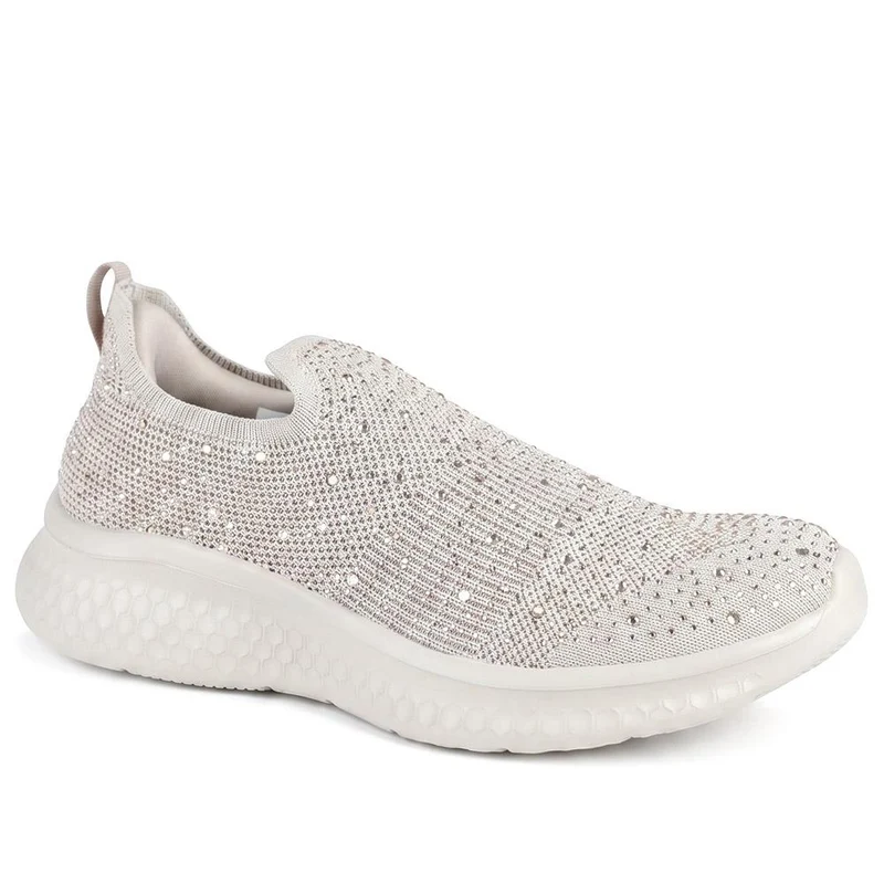Wide Fit Memory Foam Sporty Trainers - BRK43042 / 329 071