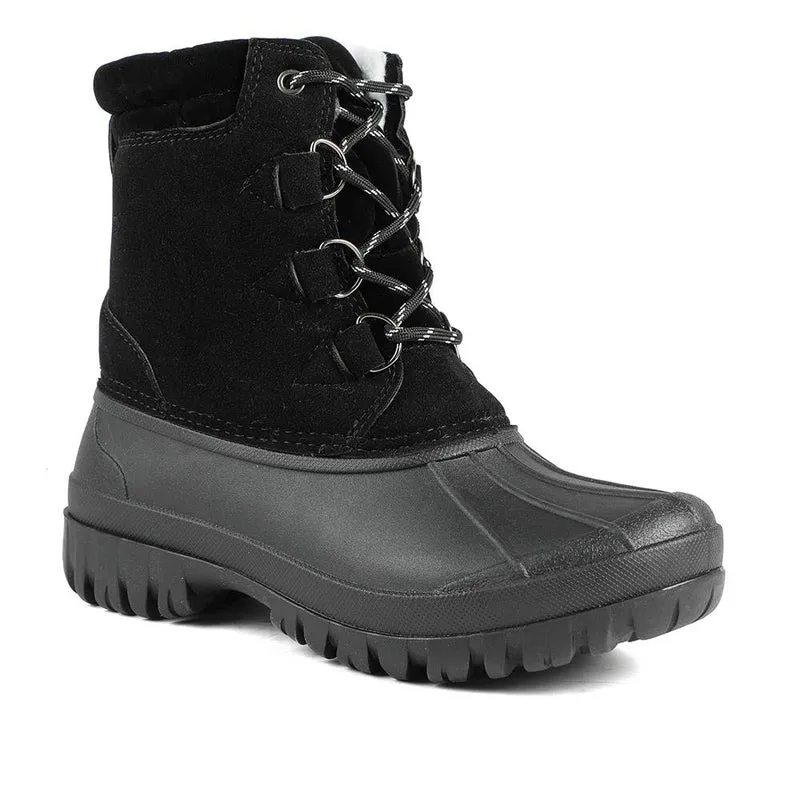 Adjustable Bungee Lace Weather Boots - SHINN42005 / 328 515 - Black