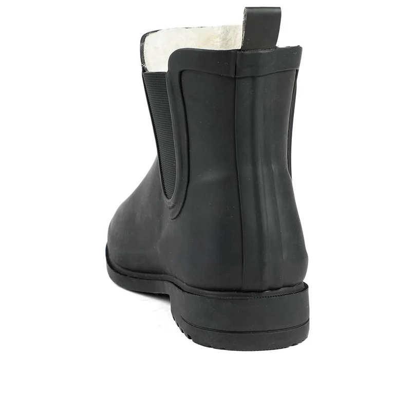Wide Fit Rubber Ankle Wellies - HANGL42000 / 328 511 - Black