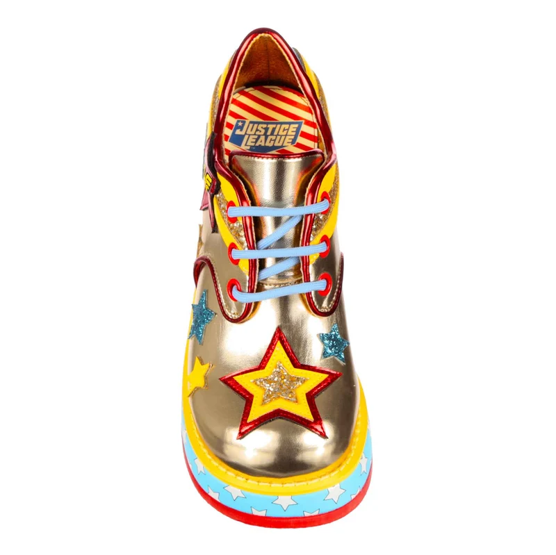 Irregular Choice Frauen Justice League Amazonian Warrior Heeled Shoe