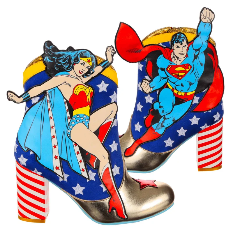 Irregular Choice Frauen Justice League Stronger Together Stiefelette mit Absatz