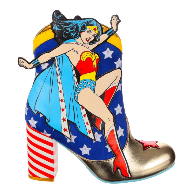Irregular Choice Frauen Justice League Stronger Together Stiefelette mit Absatz