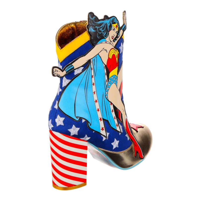 Irregular Choice Frauen Justice League Stronger Together Stiefelette mit Absatz