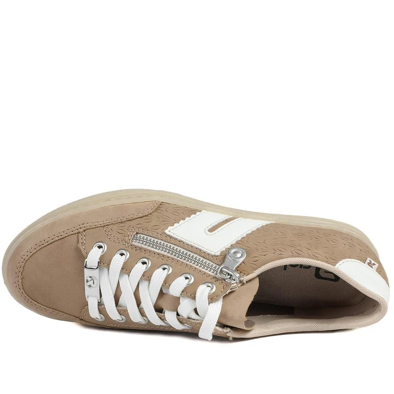 Rieker Altoz Zipped Trainers - RKR43533 / 328 943 - Brown