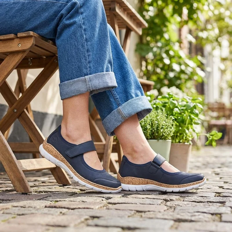 Rieker Nikita Mary Janes - RKR43520 / 328 763 - Navy