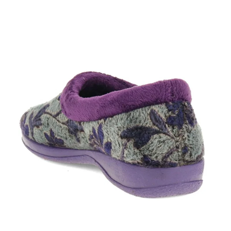 Faux-Fur Full Slippers - ANAT40001 / 325 936 - Purple