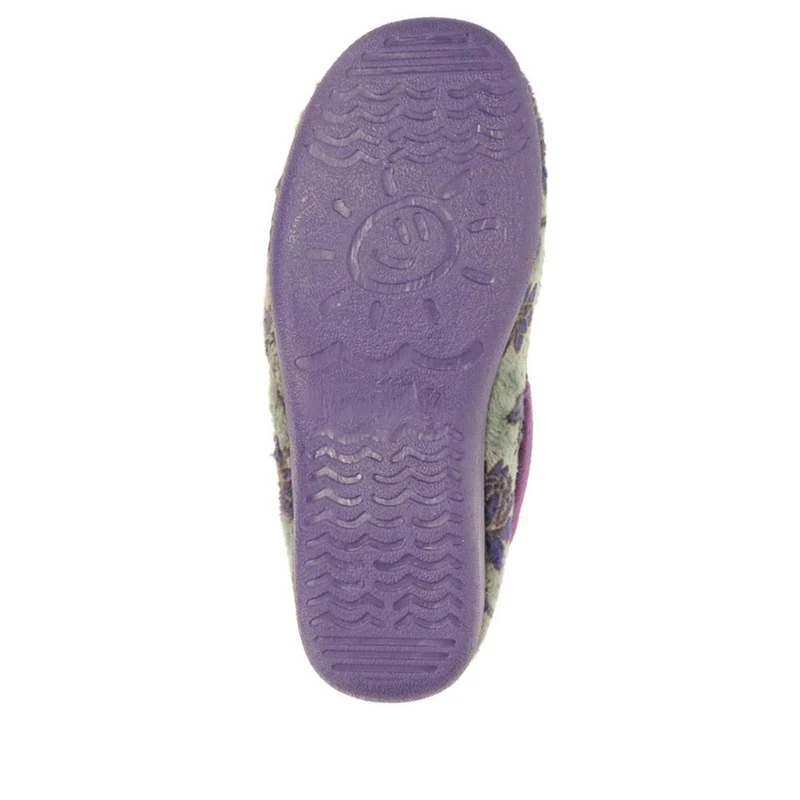 Faux-Fur Full Slippers - ANAT40001 / 325 936 - Purple