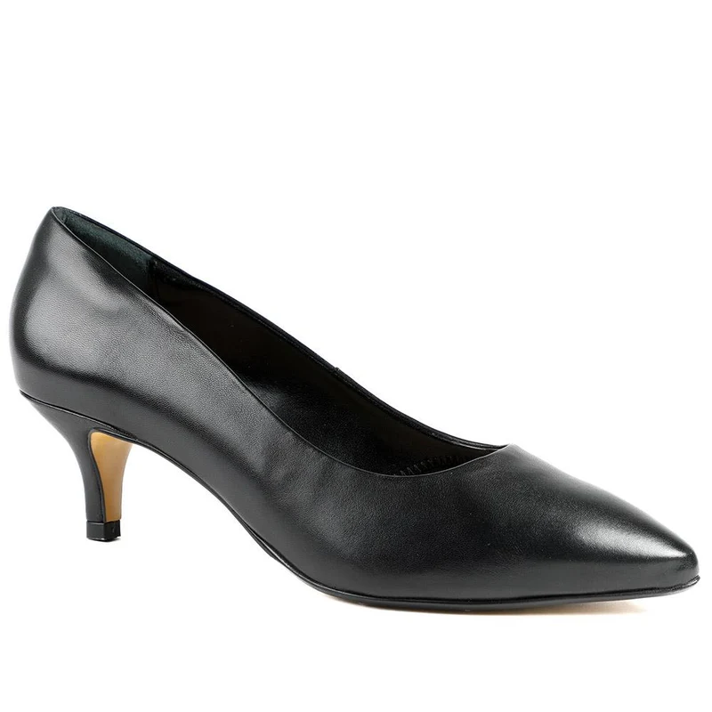 Van Dal Alexis Wide Fit Leather Court Shoes - GUP42507 / 328 845