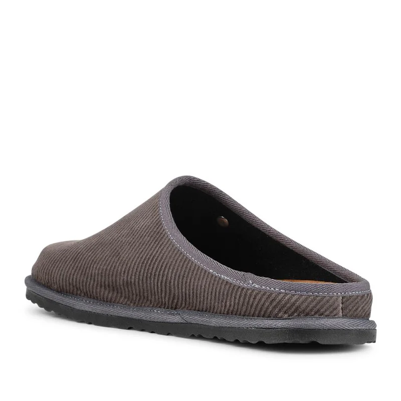 Slip-On Mule Slippers With Grip Sole - INB42002 / 328 239 - Grey