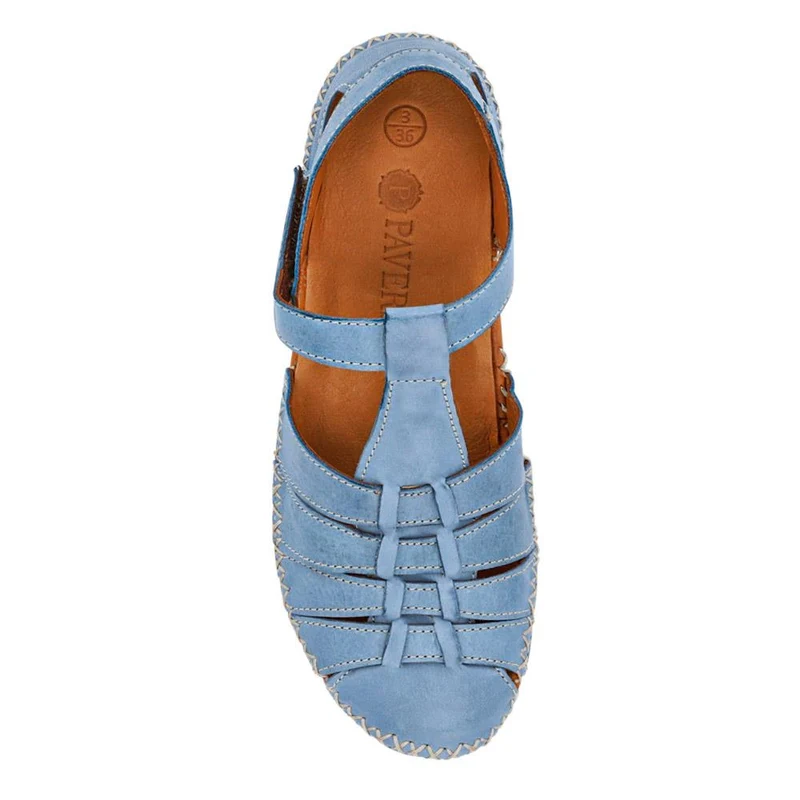 Leather Touch Fasten Mary Janes - METIN41010 / 327 208 - Blue