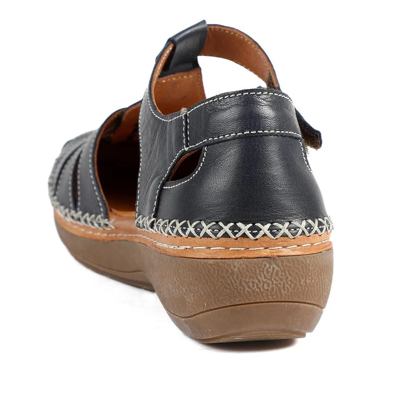 Leather Touch Fasten Mary Janes - METIN41010 / 327 208 - Navy