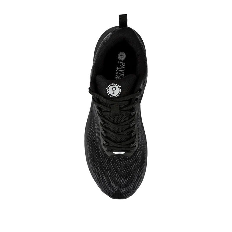 Easy Step In Memory Foam Lace Up Trainers - SUNCH41001 / 327 561 - Black