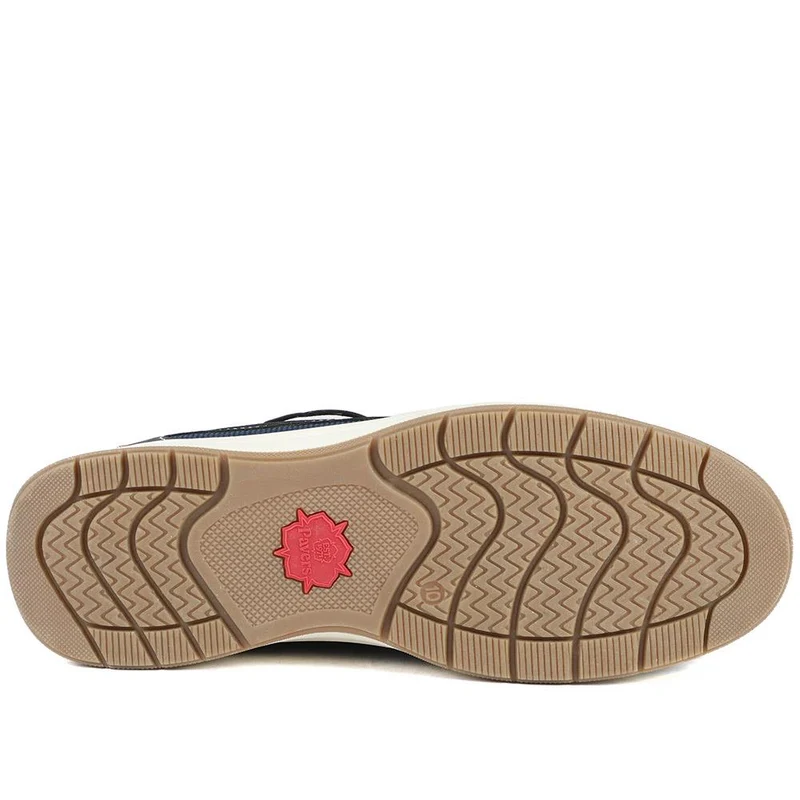 Wide Fit Slip On Casual Shoes - CHANG43001 / 328 833 - Navy