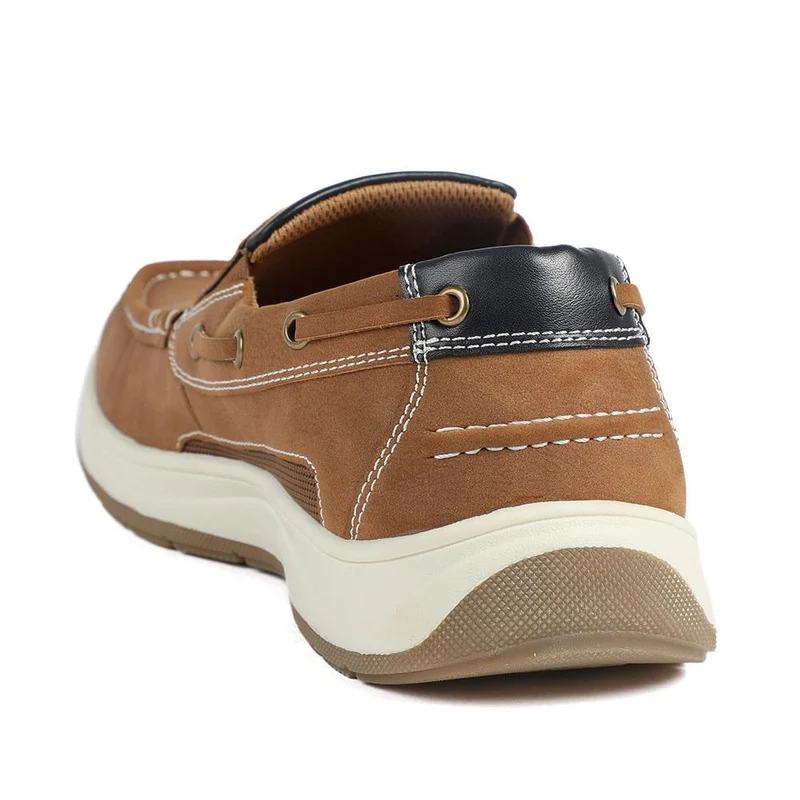Wide Fit Slip On Casual Shoes - CHANG43001 / 328 833 - Tan