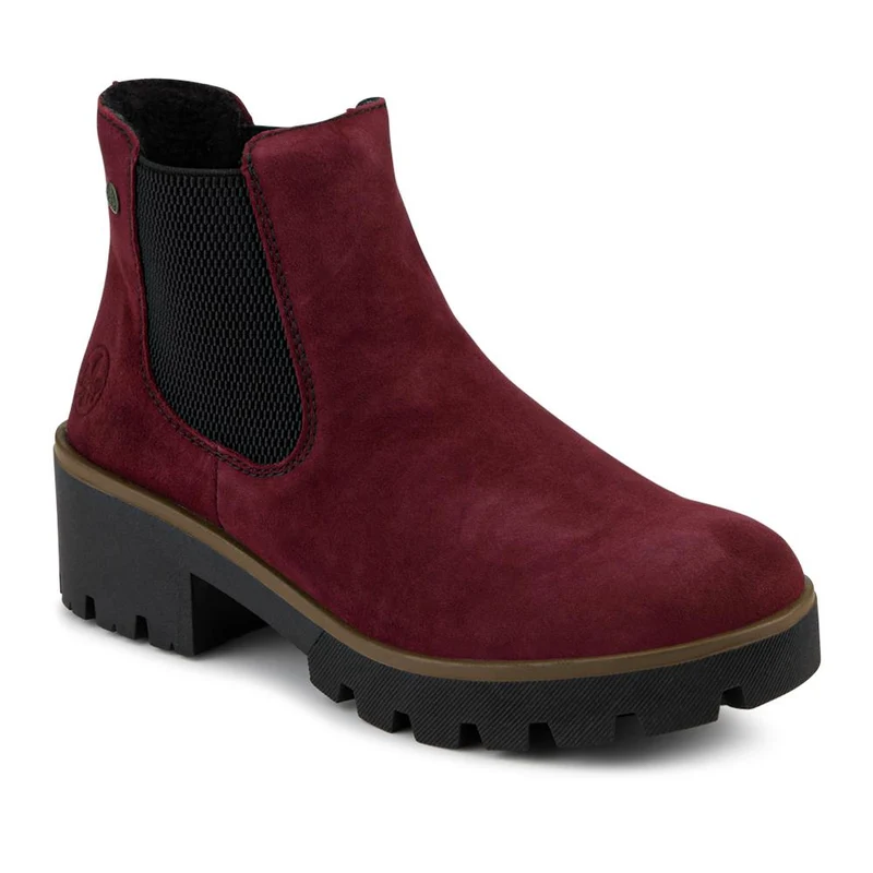 Chunky Chelsea Boots - RKR36547 / 323 006 - Burgundy