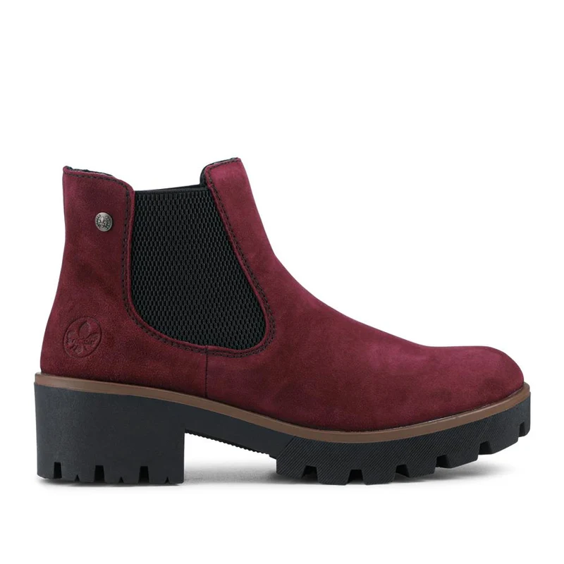 Chunky Chelsea Boots - RKR36547 / 323 006 - Burgundy