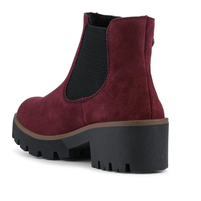 Chunky Chelsea Boots - RKR36547 / 323 006 - Burgundy
