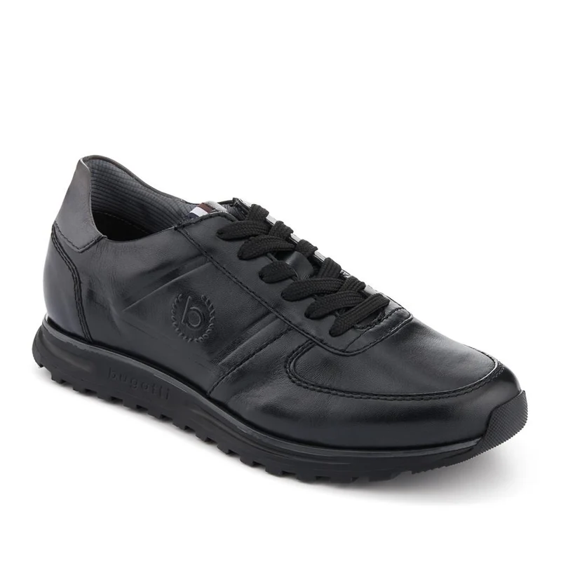 Casual Leather Lace-Up Trainers - BUG42501 / 327 671