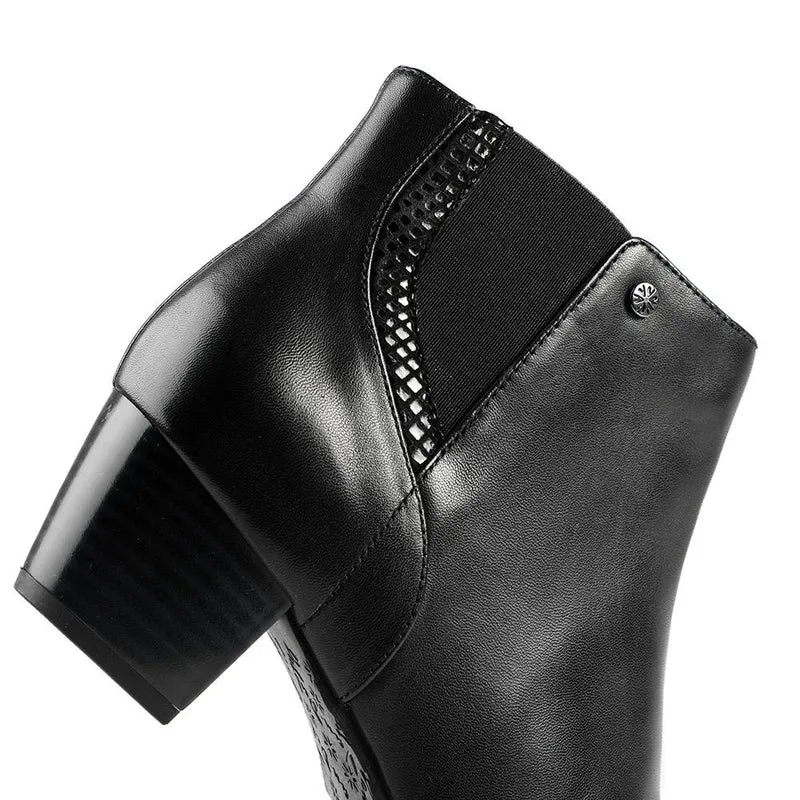 Van Dal Swanton Leather Ankle Boots - GUP42504 / 328 842 - Black Leather