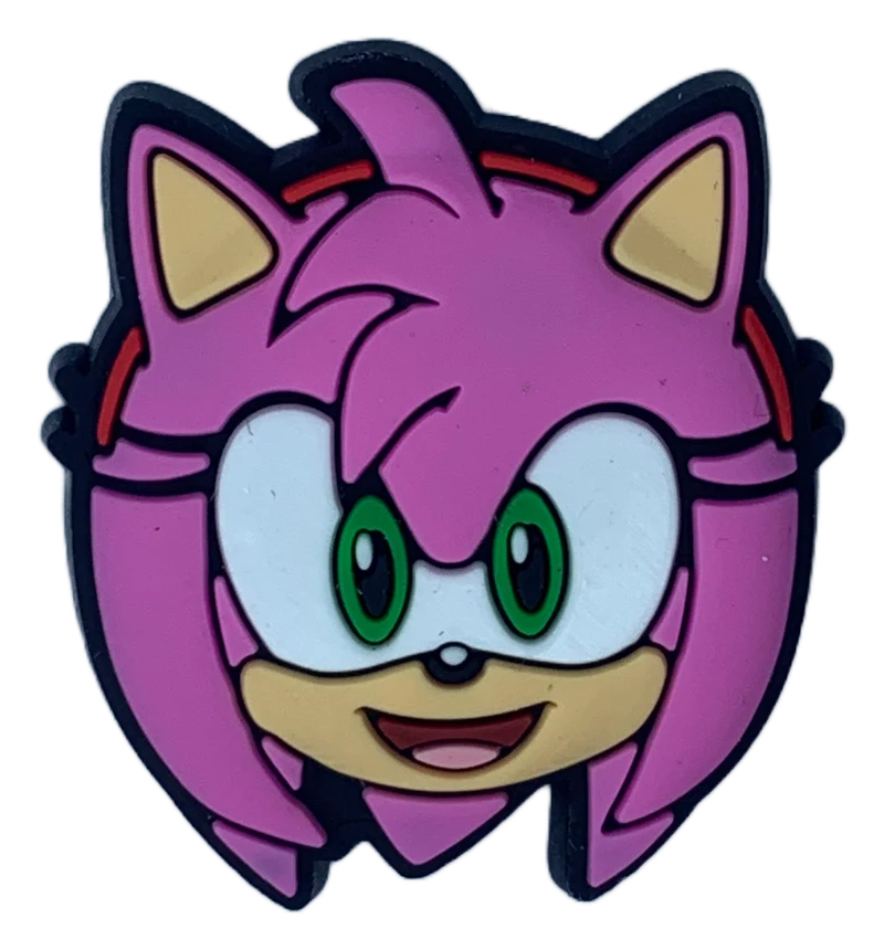 Crocs Jibbitz Sonic The Hedgehog Amy Rose Charm