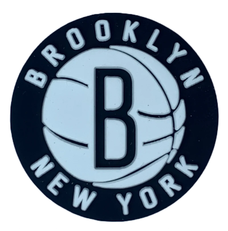 Crocs Jibbitz NBA Brooklyn Nets „New Yorker“ Basketball-Charme